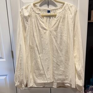 Women's Cream Blouse